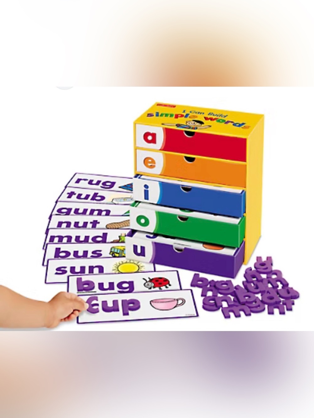 Lakeshore Learning I Can Build Simple Words Center Station CVC